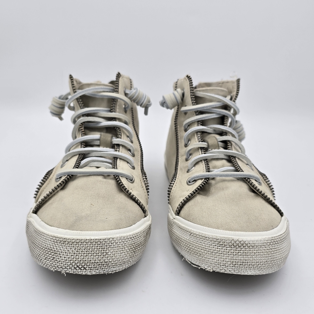 Sperry Women's X Rebecca Minkoff Fashion Boot/High-Top Canvas Sneakers, Tan, 7.5 - Picture 4 of 16